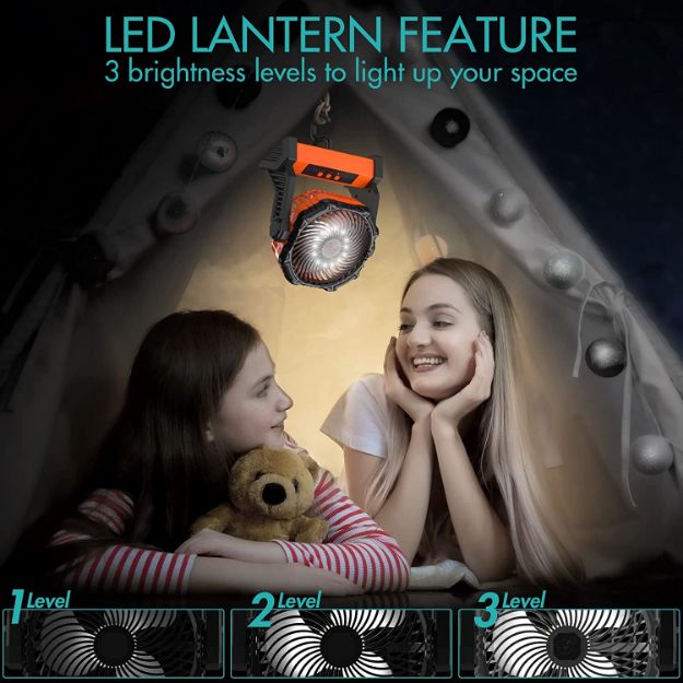 10000mah camping fan